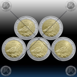 5 x 2 EVRO NEMČIJA (A,D,F,G,J) 2024 "Mecklenburg-Vorpommern" UNC
